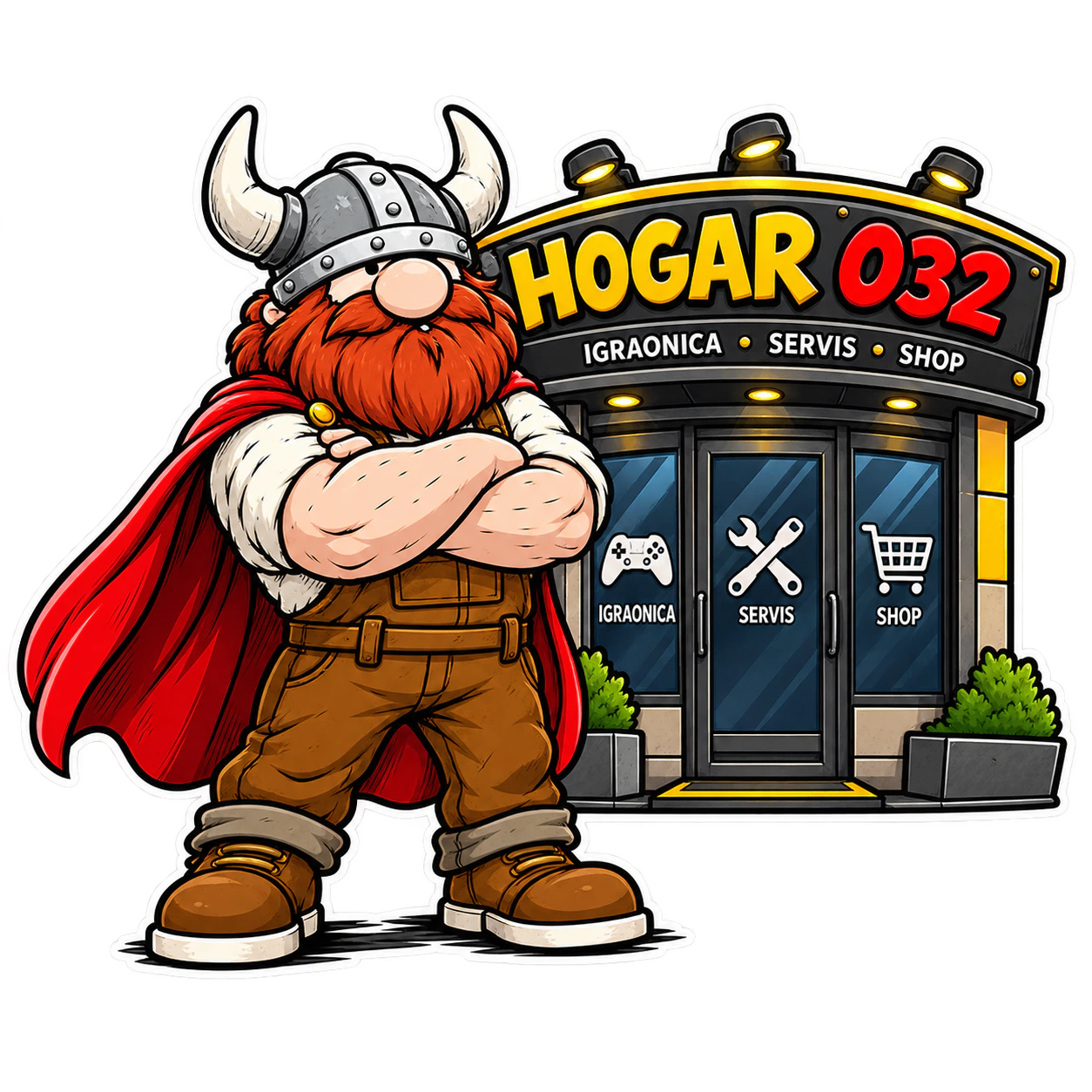 HOGAR 032 viking ispred igraonice, servisa i shopa